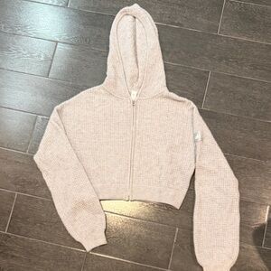 ALO Yoga Cream Hooded Sweater
